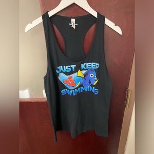 Women’s Disney Pixar Finding Nemo Racerback Tank: Size XL